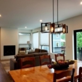 CKLM Electrical Contracting - 4" LED Flat panels with a dining fixture fitted with stylized LED lamps - Electricians Near Me - Kelowna, British Columbia CKLM Electrical Contracting - 4" LED Flat panels with a dining fixture fitted with stylized LED lamps - Electricians Near Me - Kelowna, British Columbia