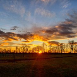 The sunset on 2/29/2020 as seen from the venue. Perfect for sunset wedding photos