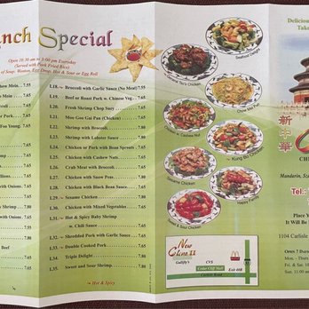 New China - Lunch Special Menu - Chinese Near Me - Camp Hill, Pennsylvania New China - Lunch Special Menu - Chinese Near Me - Camp Hill, Pennsylvania