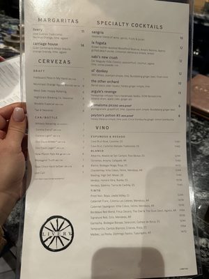 Menu photo 8 Livery Montgomery, OH