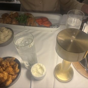 H&W Steakhouse - Fried cauliflower, 1lb lobster dish, mash potatoes, and rolls - Steakhouses Near Me - Norcross, Georgia