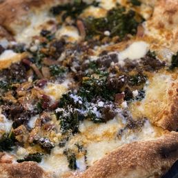 Elk & Kale pizza Elk & Kale pizza