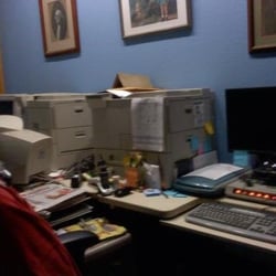 San Gabriel Valley Examiner - Computer room where all the work starts. Getting stories ready for the news