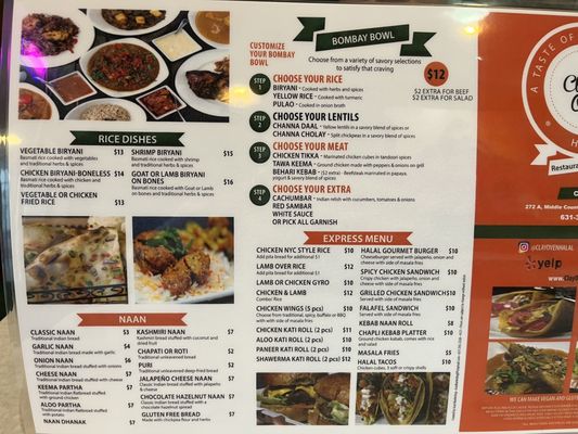 Menu photo 4 Clay Oven Coram, NY