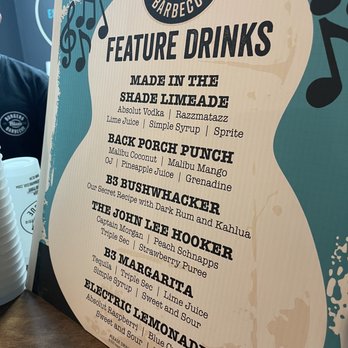 Burgers Blues Barbecue - Brandon - Featured drinks - Burgers Near Me - Brandon, Mississippi