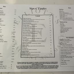 Drink Menu