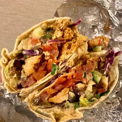 Garbanzo - Inside of Chicken Laffa (wrap) ($10.29)