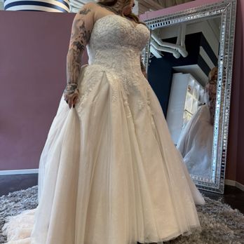 Janene's Bridal Boutique - waterfall waist dress - Bridal Near Me - Alameda, California