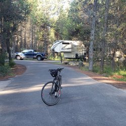 Buffalo Campground - Great campground for biking here or to nearby Island Park.