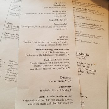 David's Restaurant - Menu - New American Near Me - Portland, Maine David's Restaurant - Menu - New American Near Me - Portland, Maine