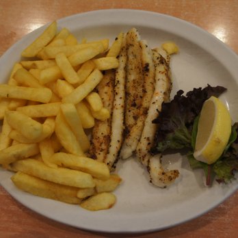 Apollo Bay Seafood Cafe - Grilled lemon pepper calamari & chips ($14.00 AUD) - Seafood Near Me - Apollo Bay, VIC Apollo Bay Seafood Cafe - Grilled lemon pepper calamari & chips ($14.00 AUD) - Seafood Near Me - Apollo Bay, VIC