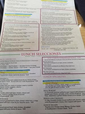 Menu photo 3 Los Cabos Owasso, OK