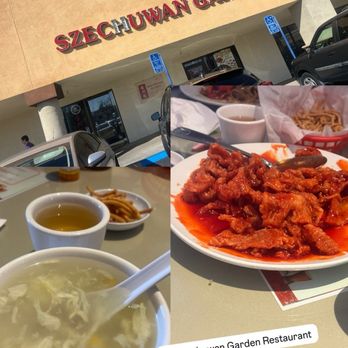 Szechuwan Garden Restaurant - E02. Egg Flower Soup and C06. Sweet and Sour Chicken - Chinese Near Me - Simi Valley, California Szechuwan Garden Restaurant - E02. Egg Flower Soup and C06. Sweet and Sour Chicken - Chinese Near Me - Simi Valley, California