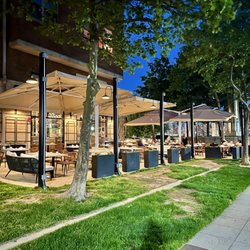 View of restaurant's outdoor dining