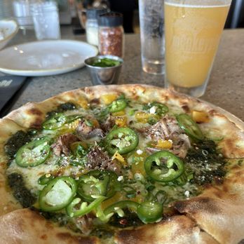 Monkeypod Kitchen - Kailua pork, pineapple and jalapeño pizza - Tacos Near Me - Honolulu, Hawaii