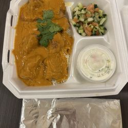 Silver Kati - Rice Bowl- chicken tikka masala