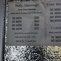 93 Massage - I always choose 60 min massage with hotstone