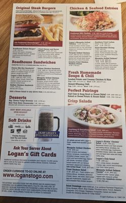 Menu photo 1 Logan's Roadhouse North Myrtle Beach, SC