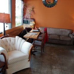 Jezebel's Last Standing Merrygoround Cafe - New cool seating arrangement.