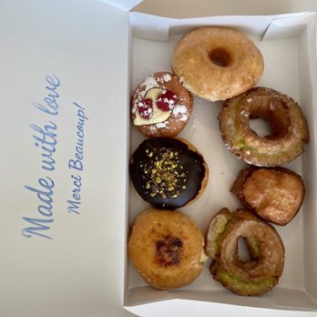 Donut Petit - 1/2 of Baker's Dozen (non-vegan) - Donuts Near Me - Alameda, California Donut Petit - 1/2 of Baker's Dozen (non-vegan) - Donuts Near Me - Alameda, California