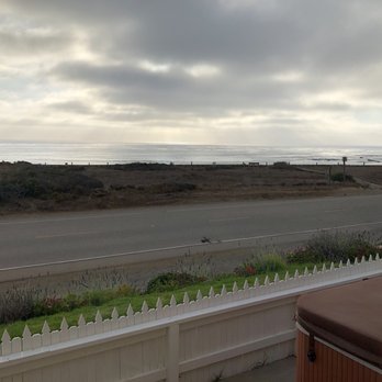 White Water - View from room #1 patio - Hotels Near Me - Cambria, California White Water - View from room #1 patio - Hotels Near Me - Cambria, California