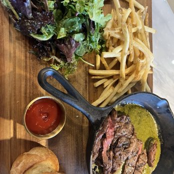 The Butcher's Grille - Butchers board with rib eye done medium - Middle Eastern Near Me - Houston, Texas The Butcher's Grille - Butchers board with rib eye done medium - Middle Eastern Near Me - Houston, Texas