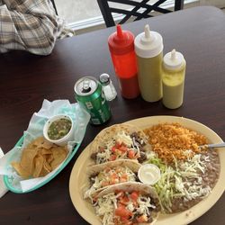 Steak Taco Dinner ( 3 Tacos) with my specific toppings