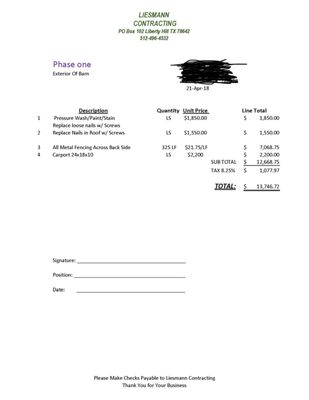 Liesmann Contracting