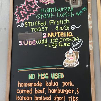 Button Up Cafe - Specials as of 8/14/19 - Breakfast & Brunch Near Me - Pearl City, Hawaii