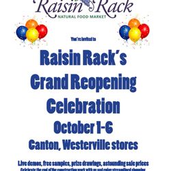 Raisin Rack Natural Foods