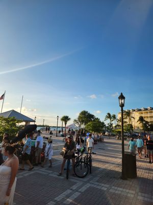 Sunset Celebration at Mallory Square by null