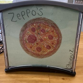 Zeppo's Pizza - Napkin holder decor - Pizza Near Me - Bakersfield, California