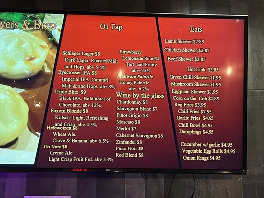 Menu photo 3 Skewers & Brew San Jose, CA