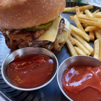 Greer Southern Table - Beef tallow soul burger - Southern Near Me - Norwalk, Connecticut