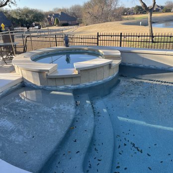 Signature Pools - They came and resend of the size of the pool so they are somewhat better but not as white as the patio. - Pool & Hot Tub Service Near Me