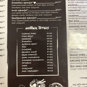 Ike’s Kitchen - Ramen Menu - Japanese Near Me - Roanoke, Virginia