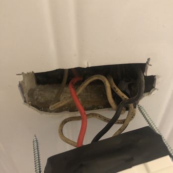 Bath Fitter - The cut they did for light switch. - Kitchen & Bath Near Me - Copiague, New York