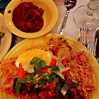 El Pinto - My plate full of delicious food - New Mexican Cuisine Near Me - Albuquerque, New Mexico