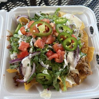 Marker 8 On the Water - Pork nachos - New American Near Me - Dunedin, Florida Marker 8 On the Water - Pork nachos - New American Near Me - Dunedin, Florida