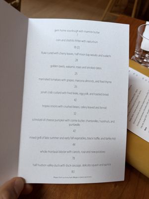 Menu photo 2 Cove New York, NY