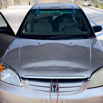 A-1 Auto Glass & Tint - after, he even tied my hood down for me I got the bunjes though. - Windshield Installation & Repair Near Me - Temecula, California A-1 Auto Glass & Tint - after, he even tied my hood down for me I got the bunjes though. - Windshield Installation & Repair Near Me - Temecula, California