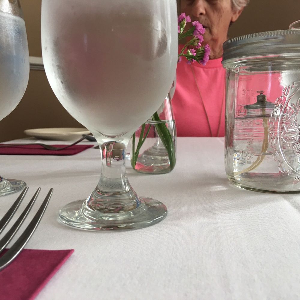 Heritage House - Water served in wine glasses - American Near Me - Skowhegan, Maine Heritage House - Water served in wine glasses - American Near Me - Skowhegan, Maine
