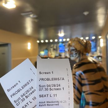 Nuart Theatre - printed ticket stub with statue in the back - Cinema Near Me - Los Angeles, California Nuart Theatre - printed ticket stub with statue in the back - Cinema Near Me - Los Angeles, California