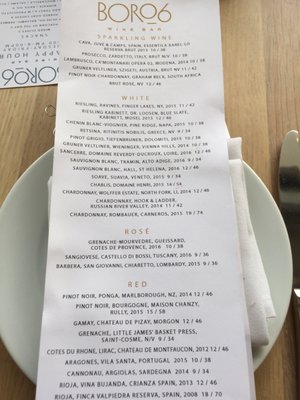 Menu photo 7 Boro6 Wine Bar Hastings-on-Hudson, NY