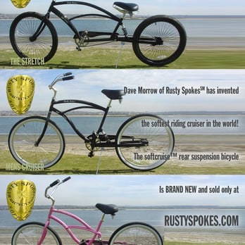 Rusty Spokes Bicycles - the softcruise bicycle line.invented by david morrow of rusty spokes.com - Bikes Near Me Rusty Spokes Bicycles - the softcruise bicycle line.invented by david morrow of rusty spokes.com - Bikes Near Me