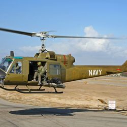 Wings and Rotors Air Museum - Wings and Rotors UH-1B visiting Western Museum of Flight in Torrance