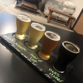 Grumpy Old Men Brewing - Flight! - Breweries Near Me - Blue Ridge, Georgia