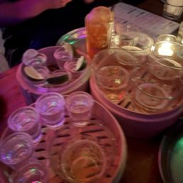 Soju bombs and Gin shots Soju bombs and Gin shots