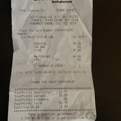 Brookshire's - Expensive price tag for inedible cupcakes