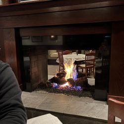 The Chop House - The Warm and Cozy fireplace